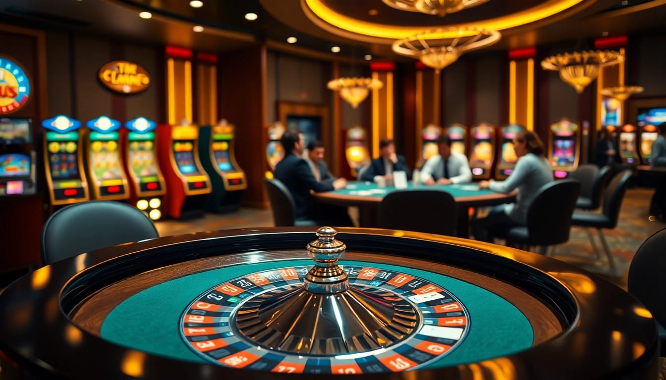 An exciting poker game at www.new88seotop.com, showcasing professional players with colorful chips and cards.