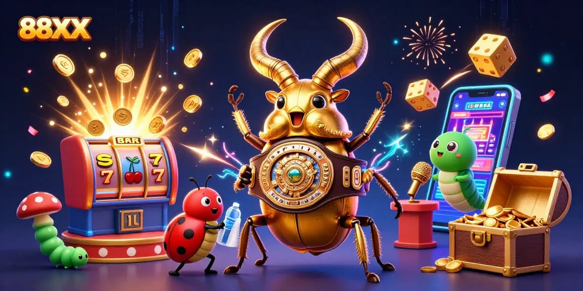 Join the excitement at 88XX casino, where colorful characters and jackpots collide!