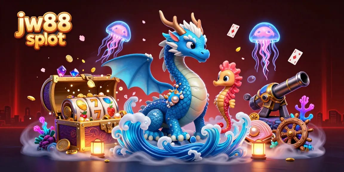 Spin to win with jw88 slot and unleash hidden treasures in a 3D ocean adventure.