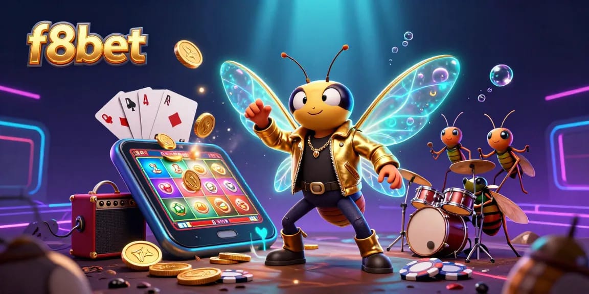 Spin and win big at f8bet with vibrant casino characters and interactive game elements.
