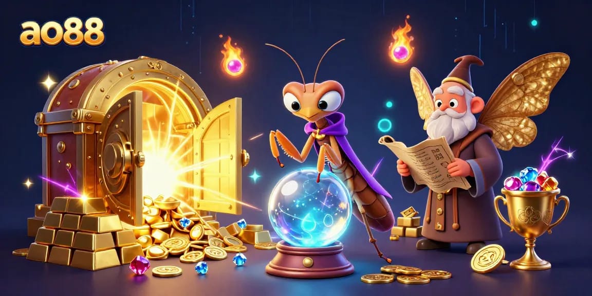 Play exciting games at ao88 and experience the thrill of giant golden treasures and mystical elements.