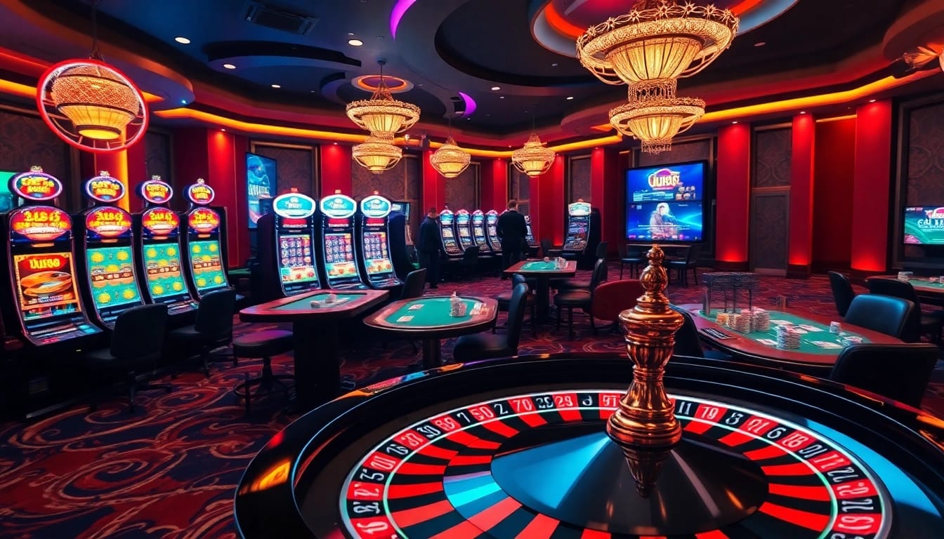 Experience thrilling gaming at uu88 with vibrant slot machines and poker action.