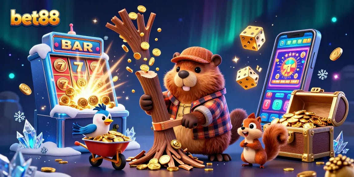 Discover the dynamic gaming world of bet88 with vibrant characters and action-packed casino excitement.