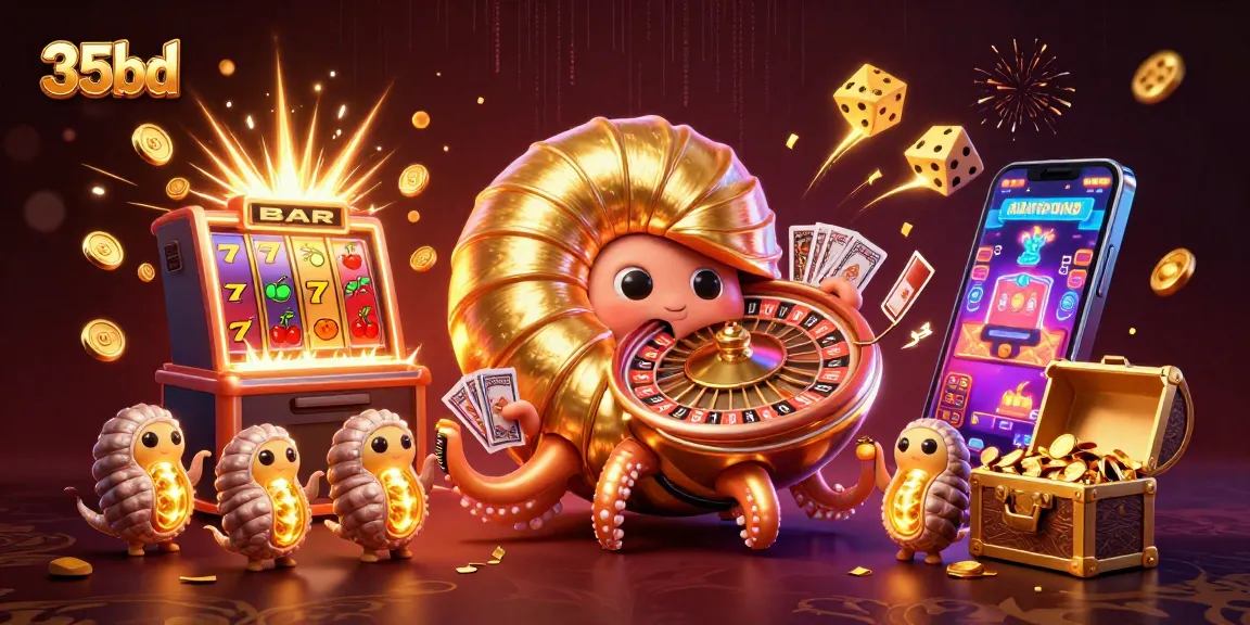 Experience thrilling gameplay at 35bd with a vibrant 3D casino scene featuring exciting game elements.