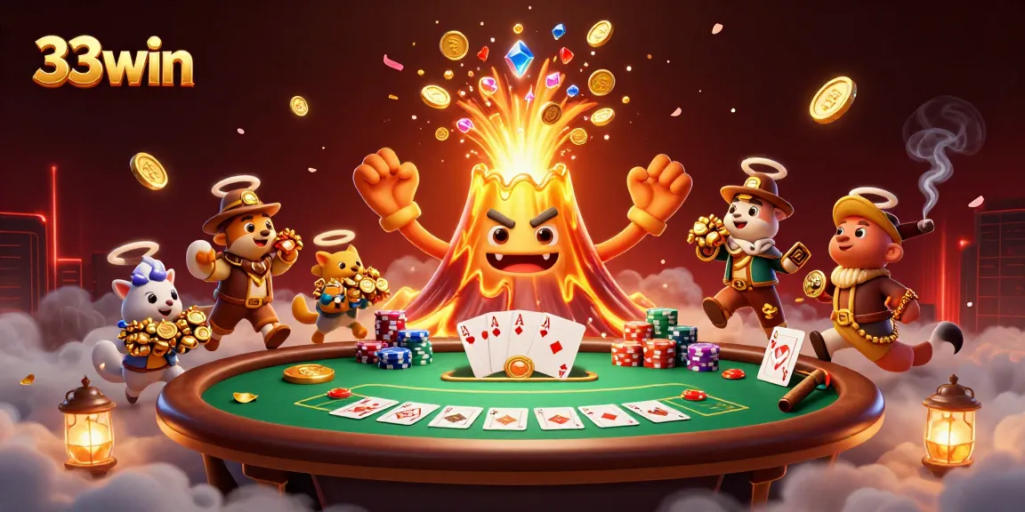 Experience thrilling wins at 33win casino with vibrant, dynamic gaming action and treasures.