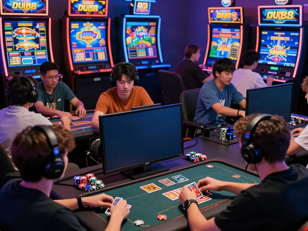 Experience the thrill of DU88 online gaming with friends immersed in card games and fish shooting.