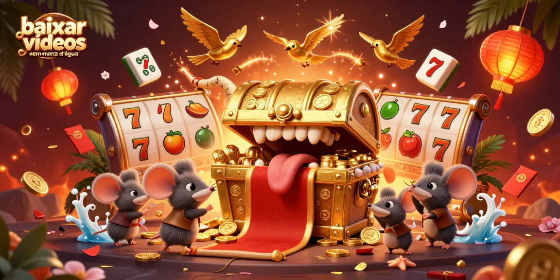 Engage in the action of baixar vídeos sem marca d'água with vibrant slot reels and treasure luring adventurous mice.