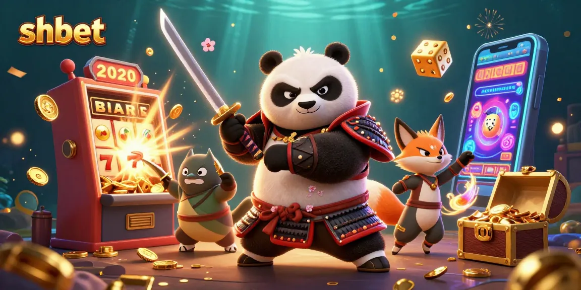 Engage with shbet's thrilling gaming adventure featuring samurai panda and ninja fox amidst a jackpot explosion