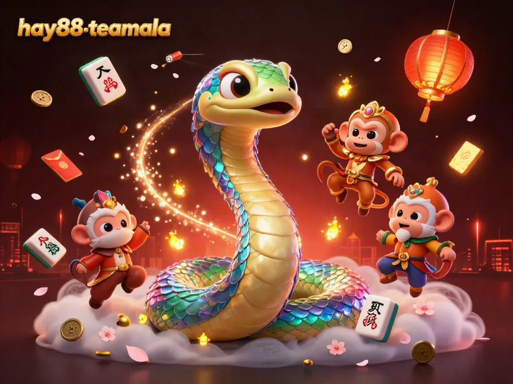 Engage in thrilling gameplay with hay88-teamala's captivating 3D illustration showcasing vibrant casino elements.