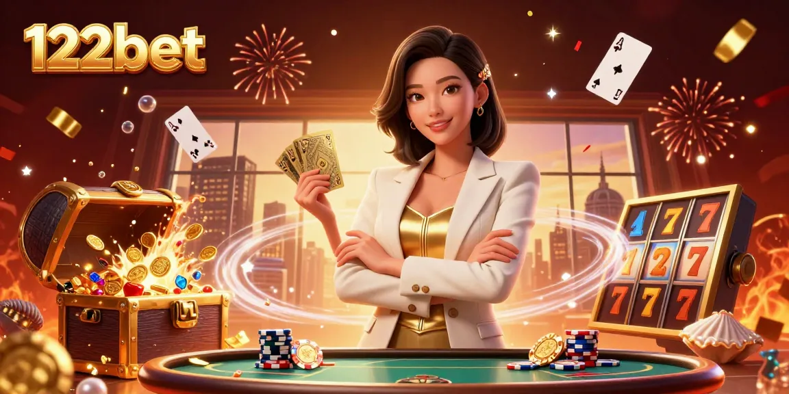 Experimente a emoção do 122bet com visuais de jogos estratégicos apresentando elementos de cassino.