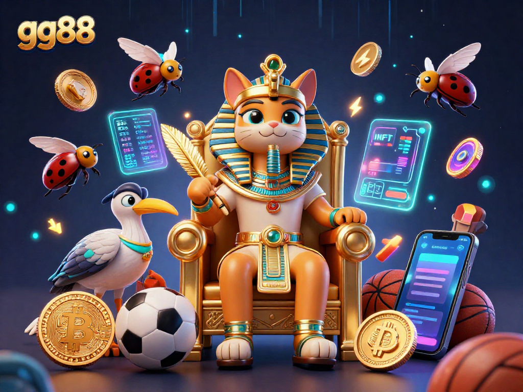 Betting with excitement on gg88, showcasing sports elements and captivating characters