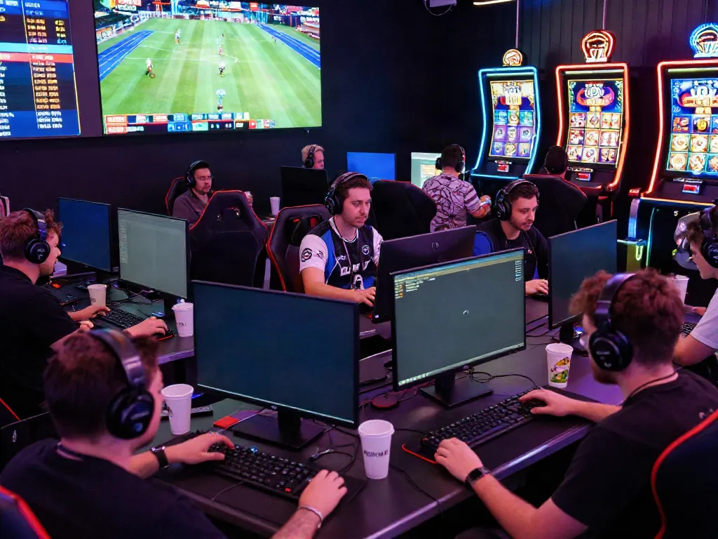 Engaged players enjoying various games at https://ku88v1.com/ in a vibrant online gaming environment.