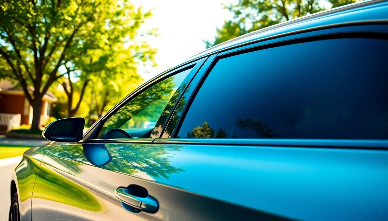 Experience the best window tint Chattanooga TN with this elegant car showcasing premium tinting.