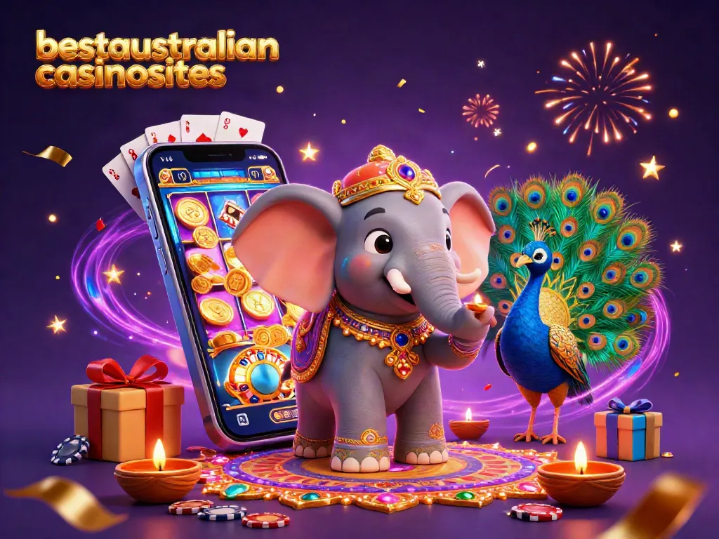 Engage with the best PayPal gambling sites at bestaustraliancasinosites, featuring vibrant casino elements.