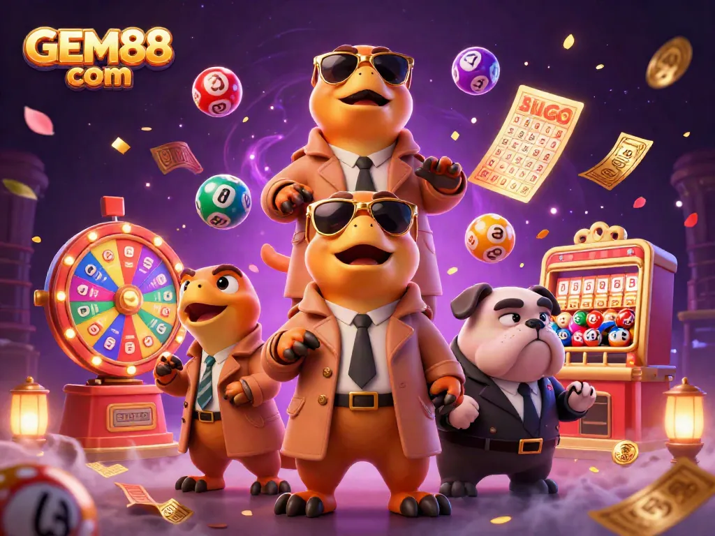 Experience excitement at GEM88 com with three raptors in a trench coat attempting casino entry.
